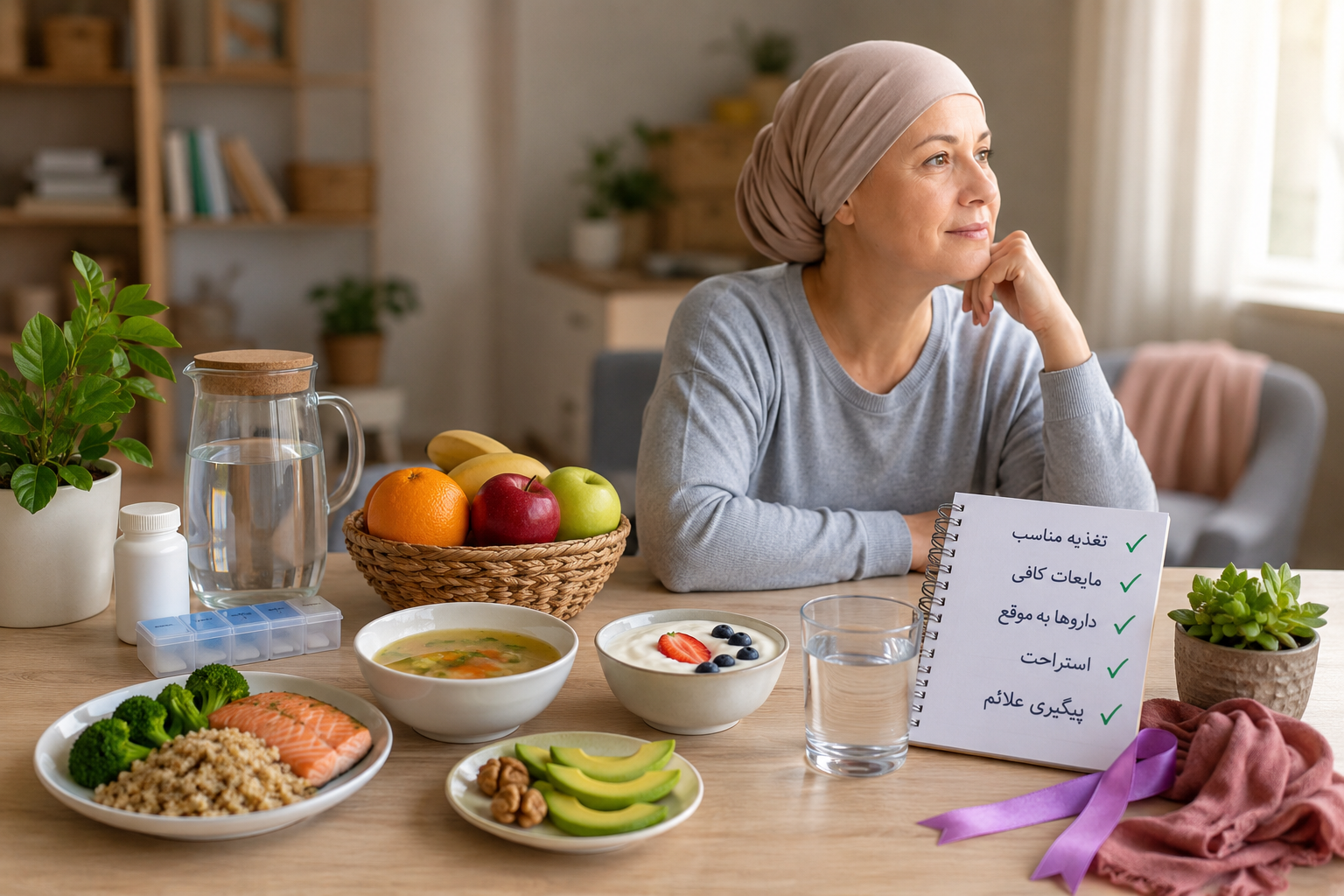 تغذیه قبل و بعد از شیمی درمانی